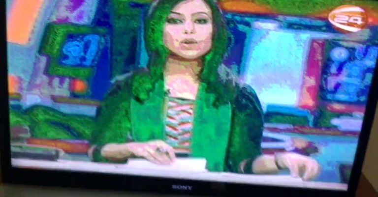 به هم ریختگی رنگ در تلویزیون