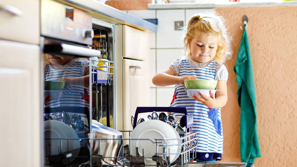 استفاده از ماشین ظرفشویی