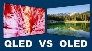 مقایسه تلویزیون OLED و QLED: